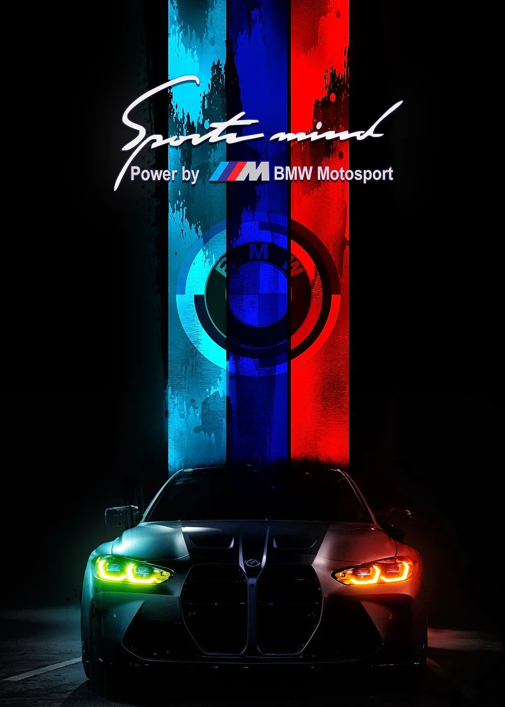BMW Motorsport metal poster artwork